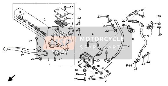 FR. BRAKE MASTER CYLINDER